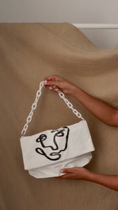 White Chain Bag