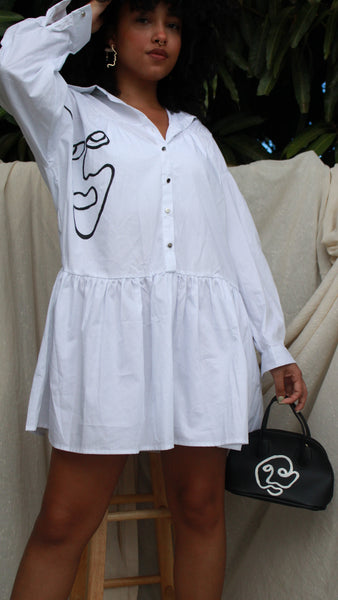 White Nadia Dress