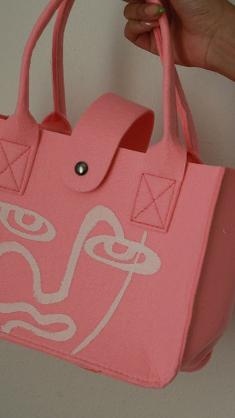 Square Pink Bag